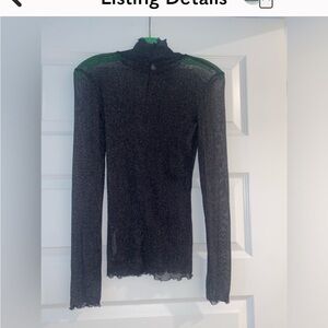 Free People blouse size S color silver